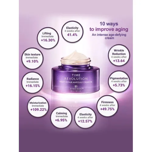 Missha: Time Revolution Night Repair Ampoule Cream 5X - 50ml