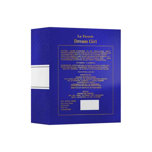 La' French: Dream Girl Perfume For Women - 85ml