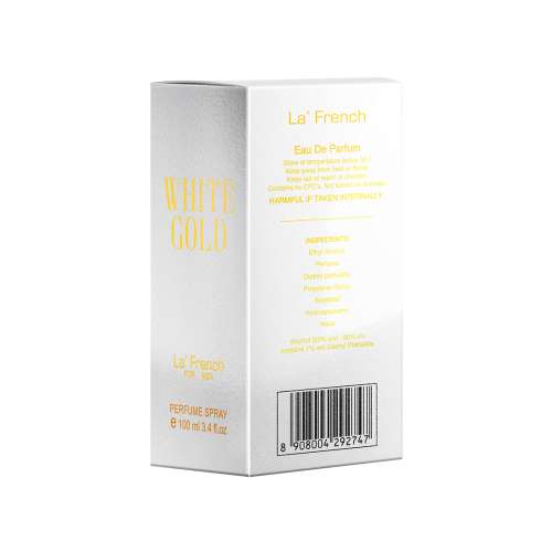 La' French: White Gold Eau De Perfum - 100ml