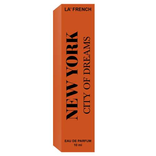 La' French: New York City Of Dreams With Long Lasting Fragrance for men & women - 10ml