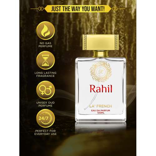La' French: Rahil Eau De Perfum for Men and Women - 100ml