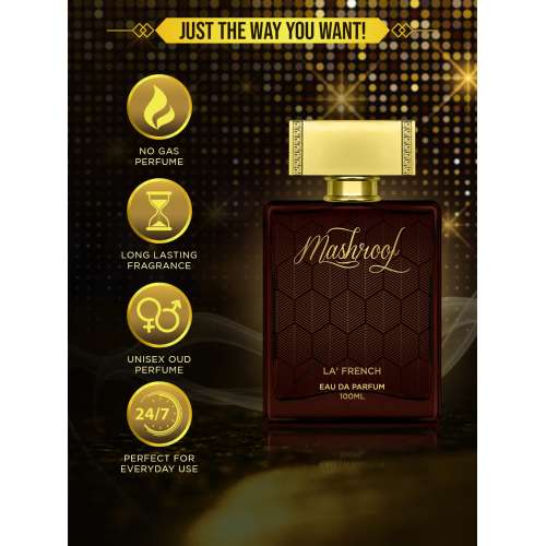 La' French: Mashroof Eau De Parfum for Men and Women - 100ml