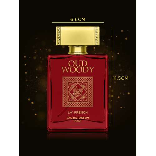 La' French: Oud Woody Eau De Perfume for Men and Women - 100ml