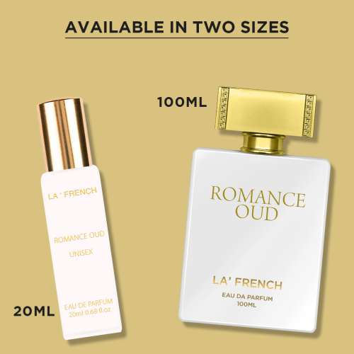 La' French: Luxury oudh Perfume Gift Set - Adventure Oud, Romance Oud, Al Hisan & Oud Woody for men & women - Pack of 4 - 20 ml Each