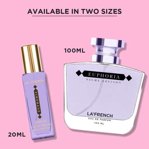 La' French: Luxury Perfumes Gift Set - Euphoria, Happiness, Invoke, Mood Swing for Men & Women Perfumes -  Pack of 4 - 20ml Each