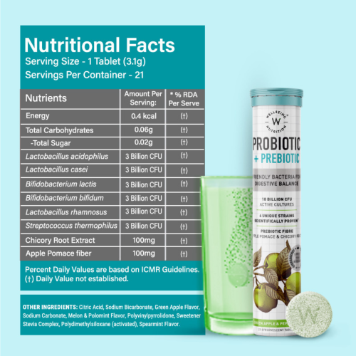 Wellbeing Nutrition: Daily Probiotic + Prebiotic - 42 Tabs