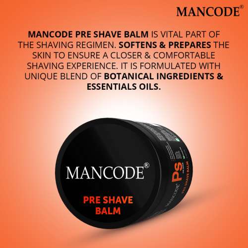 Mancode: Pre-Shave Balm - 100gm