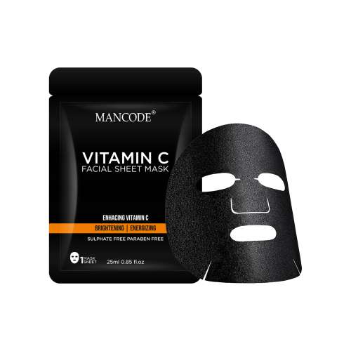 Mancode: Vitamin C Face Sheet Mask - 25ml