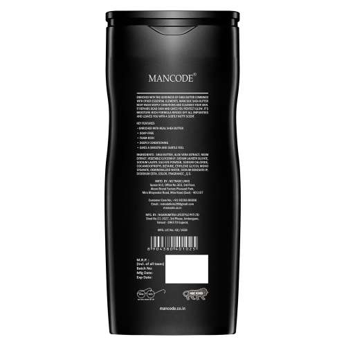 Mancode: Shea Butter Body Wash Shower Gel - 450ml