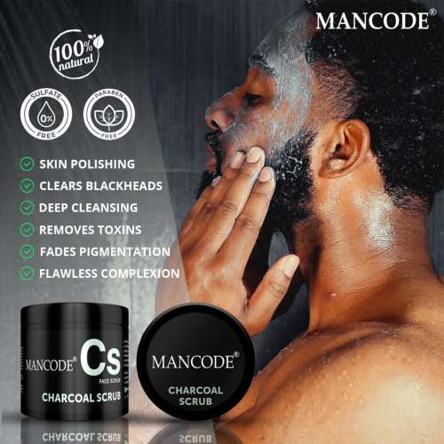 Mancode: Charcoal Scrub - 100gm