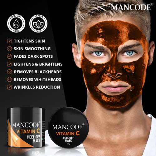 Mancode: Vitamin C Peel Off Mask -100gm