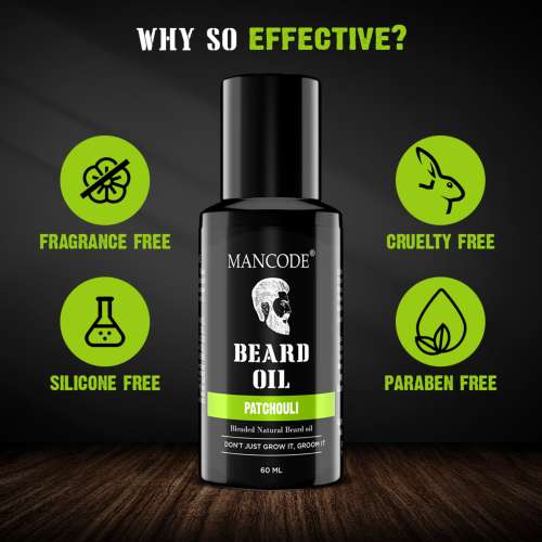 Mancode: Beard Oil - Patchouli - 60ml Mancode: Beard Oil - Patchouli - 60ml