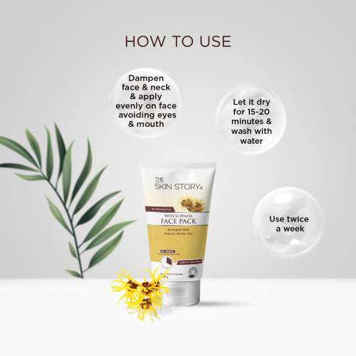 The Skin Story: Re- Mineralizing Witch Hazel Face Pack - 100 gm