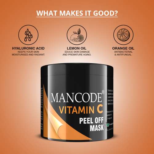Mancode: Vitamin C Peel Off Mask -100gm