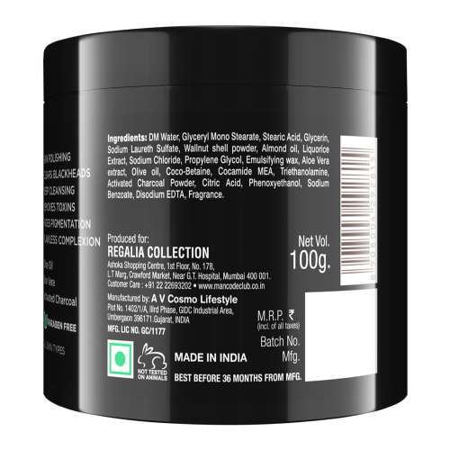 Mancode: Charcoal Scrub - 100gm