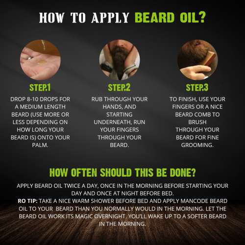 Mancode: Beard Oil - Patchouli - 60ml