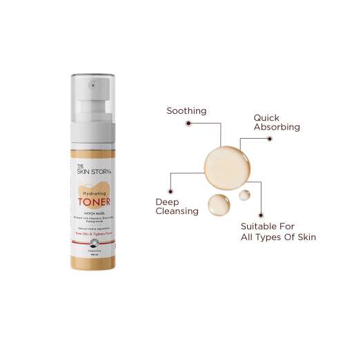 The Skin Story: Hydrating and Pore Minimizing Toner - Witch Hazel - No Alcohol - 100 ml