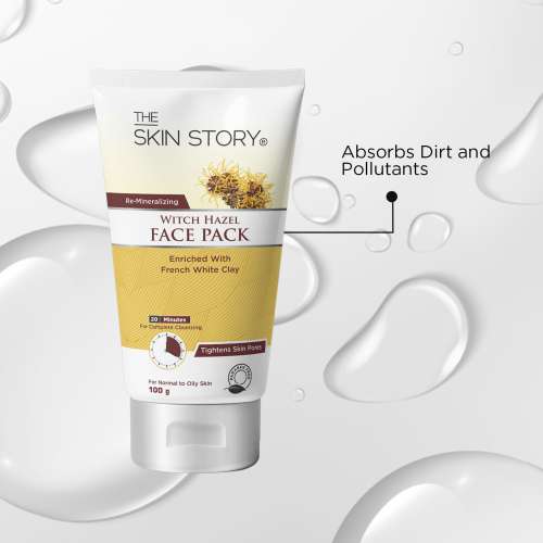 The Skin Story: Re- Mineralizing Witch Hazel Face Pack - 100 gm