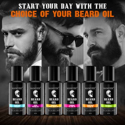 Mancode: Beard Oil - Lemon Grass & Orange Oil - 60ml