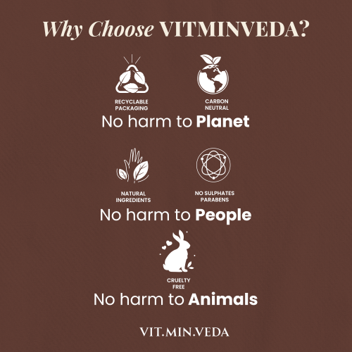 VITMINVEDA: Natural Coffee Lip Balm - 8 gm