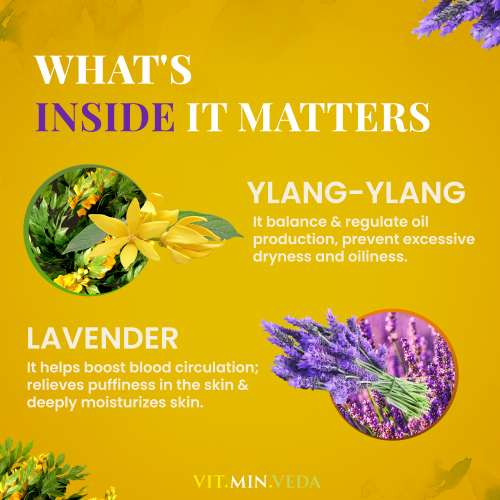 VITMINVEDA: Ylang Ylang Herbal Soap Bar - 125 gm