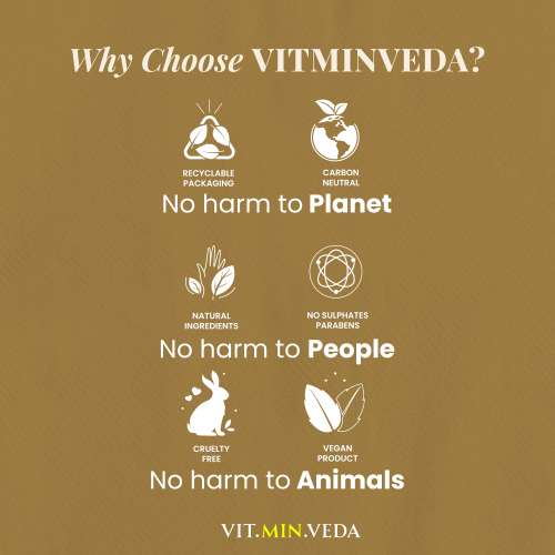 VITMINVEDA: Multani Mitti & Aloe Vera Herbal Soap Bar - 125 gm