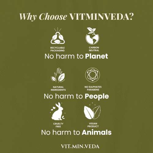 VITMINVEDA: Natural Olive Oil Herbal Soap Bar - 125 gm