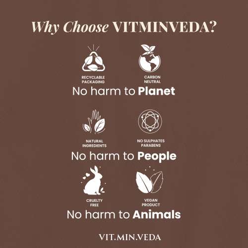 VITMINVEDA: Natural Oudh Herbal Soap Bar - 125 gm