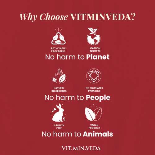 VITMINVEDA: Natural Rose Cinnamon Herbal Soap Bar - 125 gm