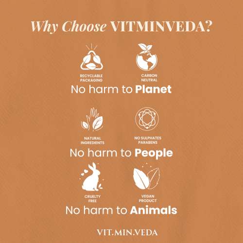 VITMINVEDA: Natural Vanilla Oatmeal Herbal Soap Bar - 125 gm