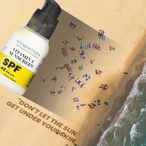 VITMINVEDA: Sunscreen SPF 45 PA+++  - 30ml