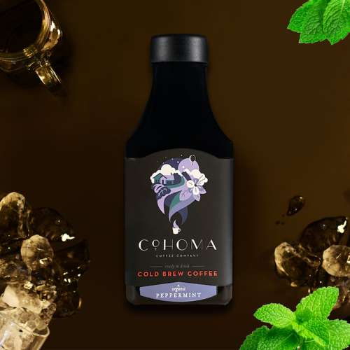 Cohoma Coffee: Organic Peppermint I Ready to Drink Cold Brew - 1050 ML
