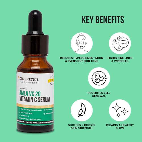 Dr. Sheth's: Amla VC 20 Vitamin C Serum - 20ml