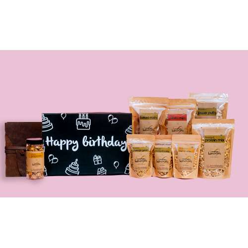 Foodcloud: Happy Birthday Treats Gift hamper - Pack of 9