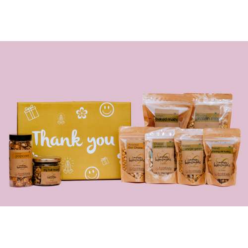 Foodcloud: Gratitude Gift Treats Hamper - Pack of 8 Foodcloud: Gratitude Gift Treats Hamper - Pack of 8