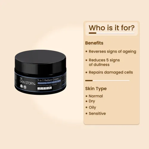 The Skin Story: 5 in 1 Radiant Cream - 50gm The Skin Story: 5 in 1 Radiant Cream - 50gm