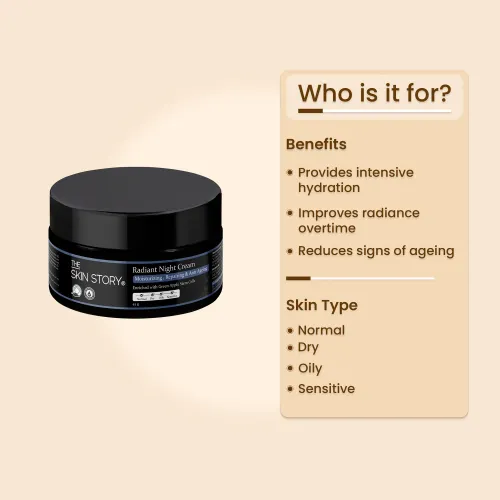The Skin Story: Radiant Night Cream - 45gm