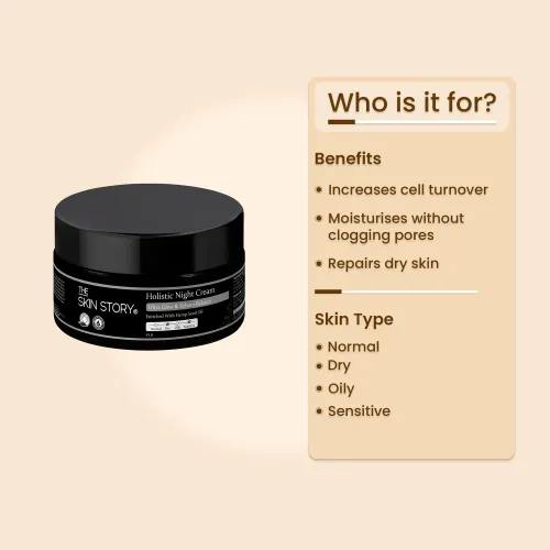 The Skin Story: Holistic Night Cream - 45gm