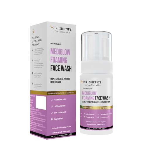Dr. Sheth's: Mediglow Foaming Face Wash - 100ml