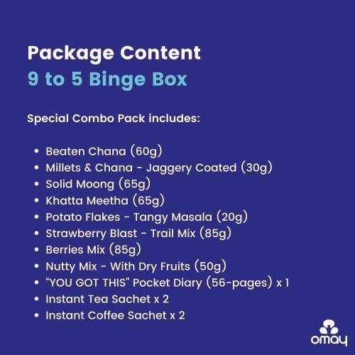 Omay Foods: 9 to 5 Binge Box
