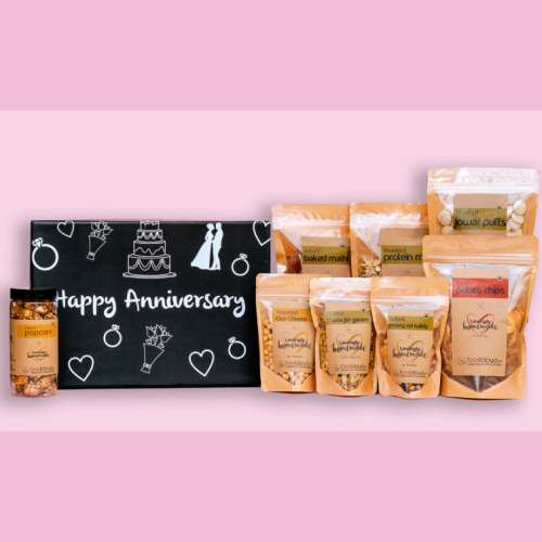 Foodcloud: Happy Anniversary Treats Hamper - Pack of 8