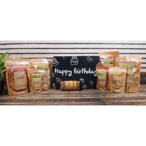 Foodcloud: Happy Birthday Treats Gift hamper - Pack of 9