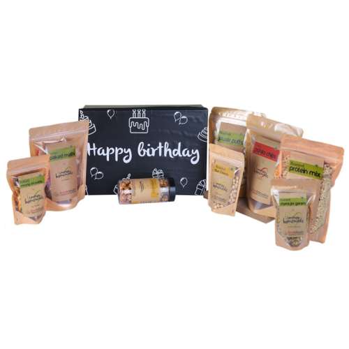 Foodcloud: Happy Birthday Treats Gift hamper - Pack of 9