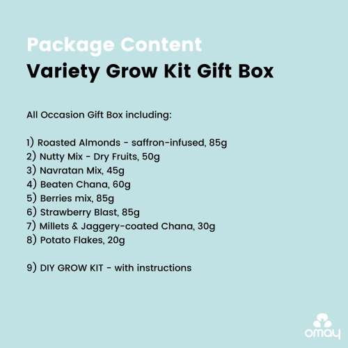 Omay Foods: Variety Grow Kit Gift Box