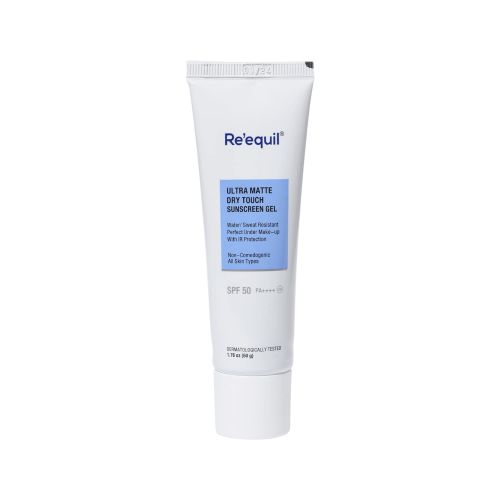 Reequil: Ultra Matte Dry Touch Sunscreen Gel SPF 50 PA++++ - 50gm