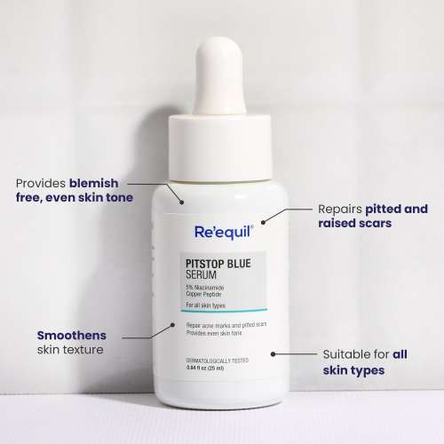 Reequil: Pitstop Blue Niacinamide Serum- 25ml