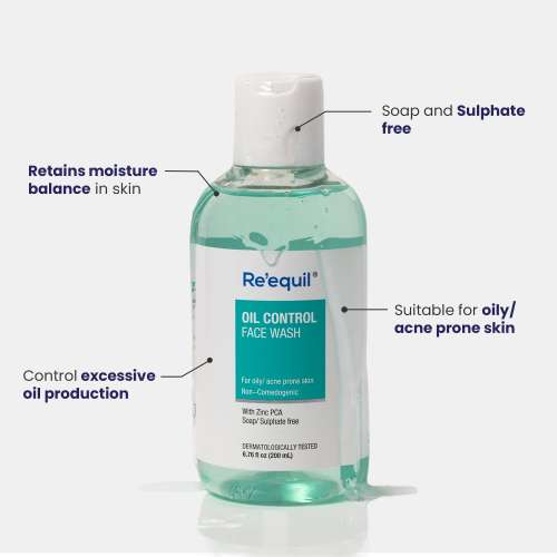 Reequil: Oil Control & Anti Acne Face Wash - 200ml