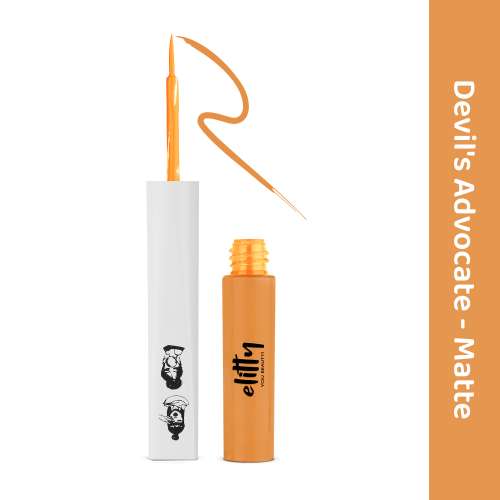 Elitty Beauty: Eye Gotta Feeling Devil's Advocate-Orange - Pop Eyeliner Matte