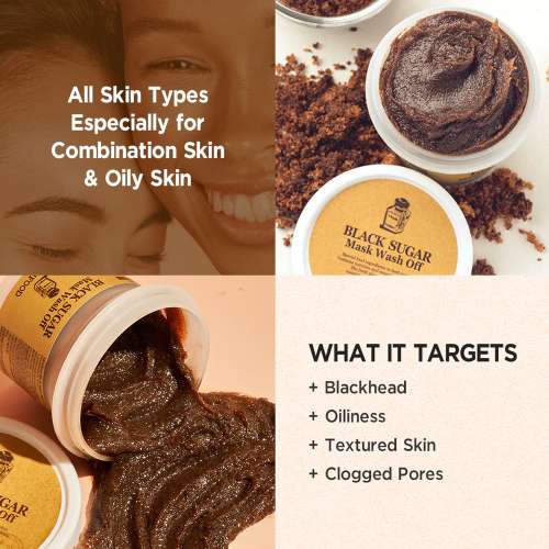 Skinfood: Black Sugar Mask Wash Off - 120gm