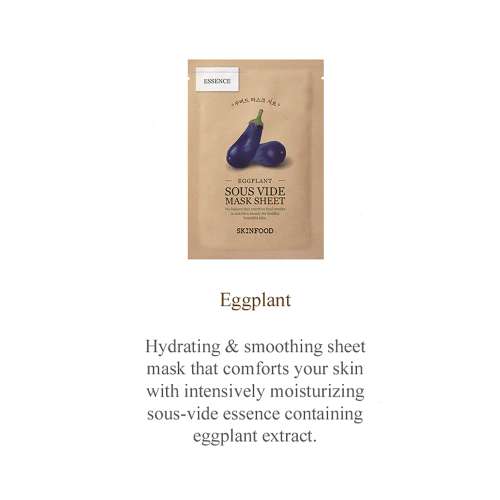 Skinfood: Egg plant sous vide mask sheet - 18ml